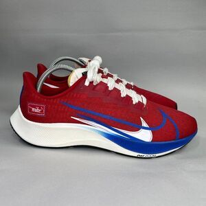 Nike Air Zoom Pegasus 37 Shoes Men's 12 Premium Gym Red Game Royal Running